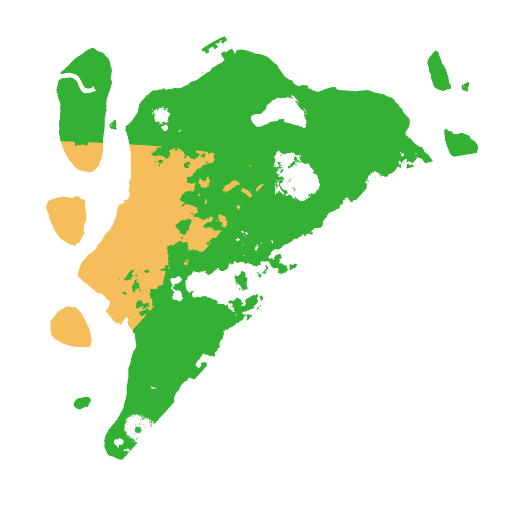 Biome Rust Map: Procedural Map, Size: 3000, Seed: 1738