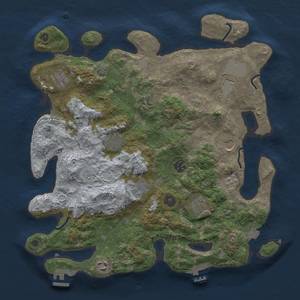 Thumbnail Rust Map: Procedural Map, Size: 3800, Seed: 52471, 18 Monuments