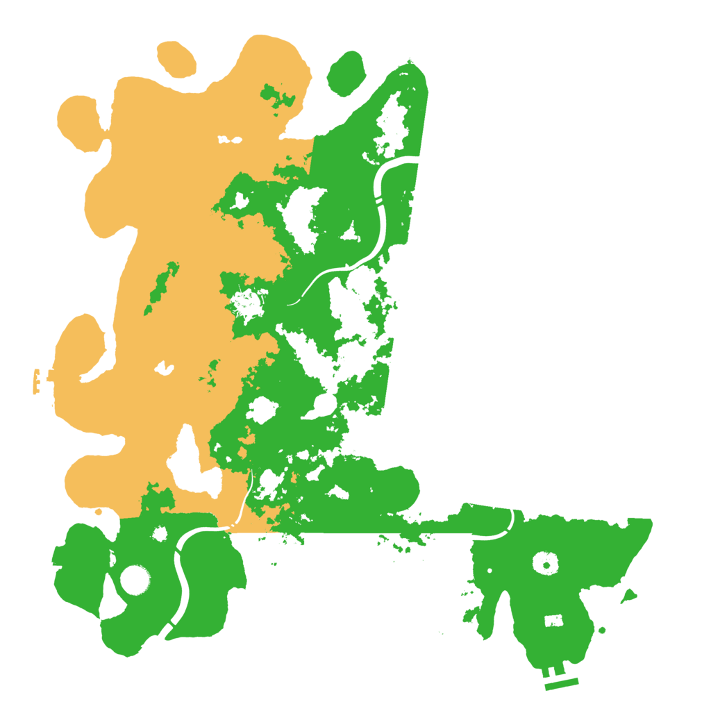 Biome Rust Map: Procedural Map, Size: 4250, Seed: 1346142730