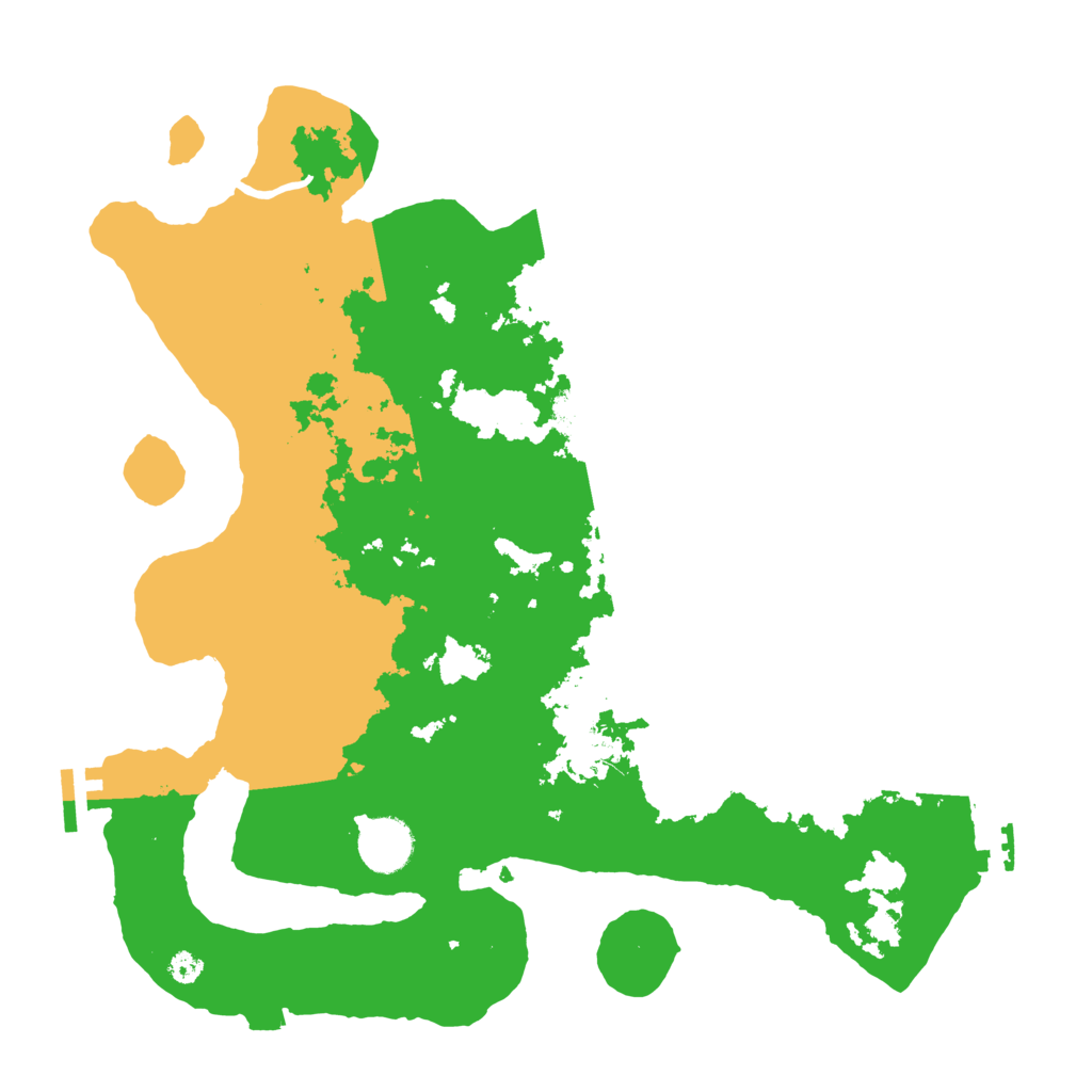 Biome Rust Map: Procedural Map, Size: 3500, Seed: 113148525
