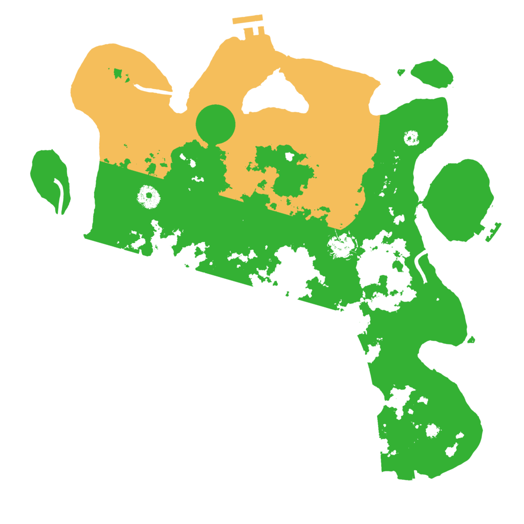 Biome Rust Map: Procedural Map, Size: 3503, Seed: 2147483647