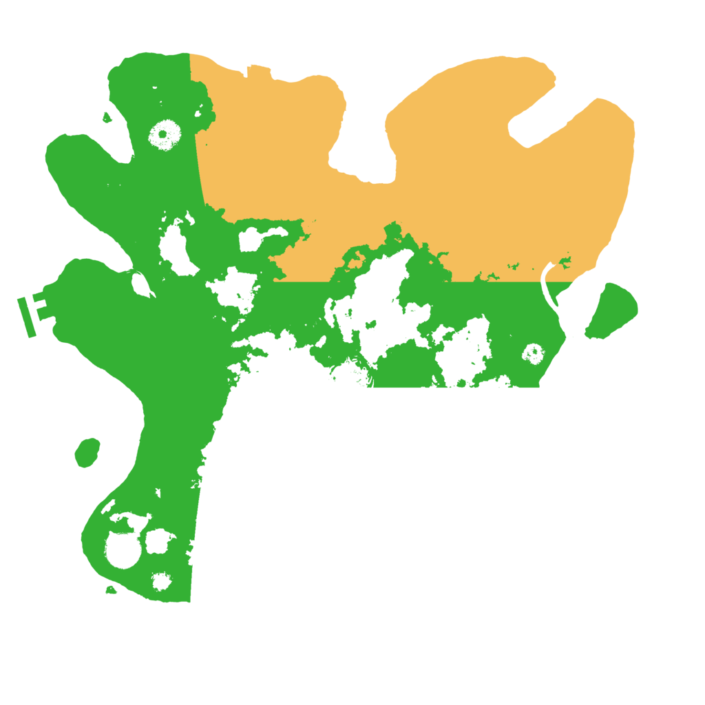 Biome Rust Map: Procedural Map, Size: 3500, Seed: 262156594