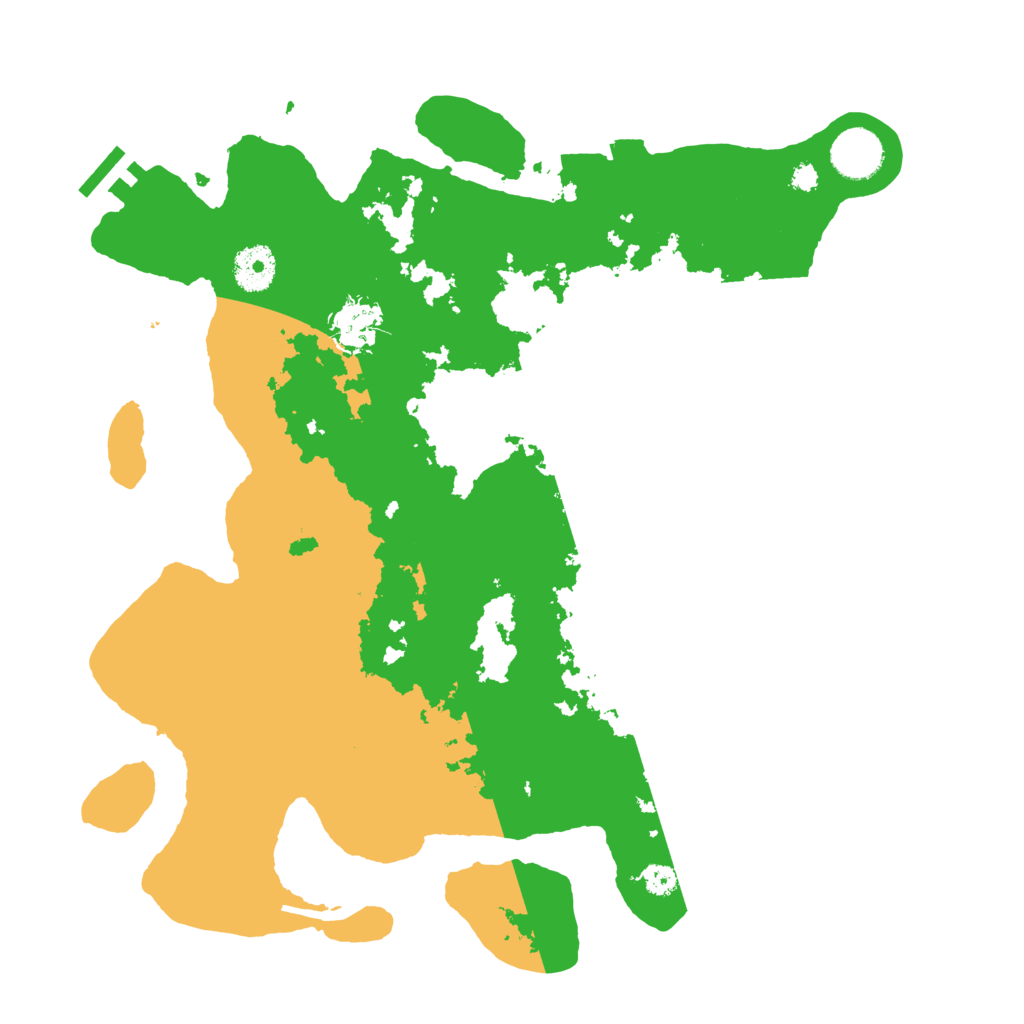 Biome Rust Map: Procedural Map, Size: 3500, Seed: 281961910