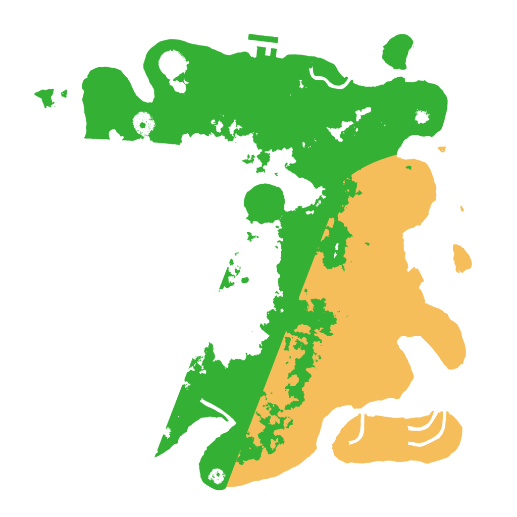 Biome Rust Map: Procedural Map, Size: 3500, Seed: 45511742