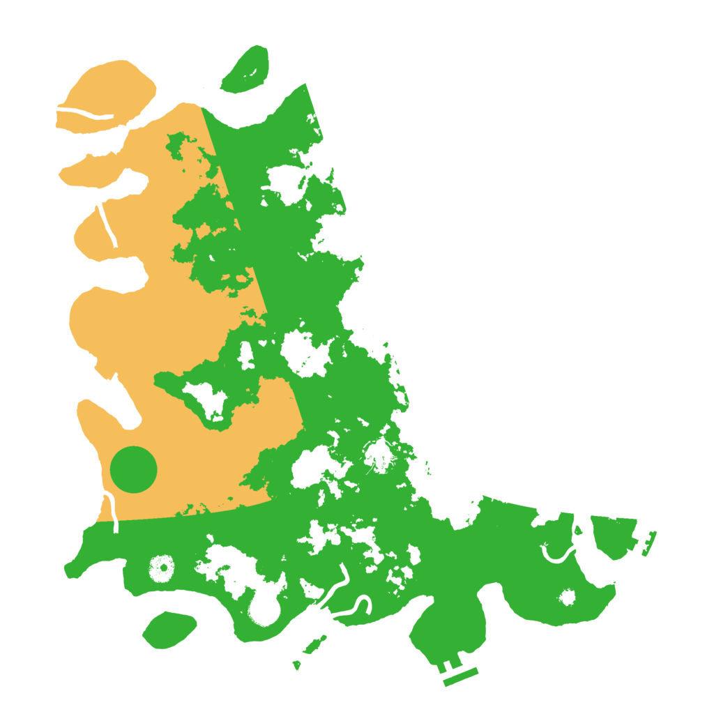 Biome Rust Map: Procedural Map, Size: 4000, Seed: 50938965