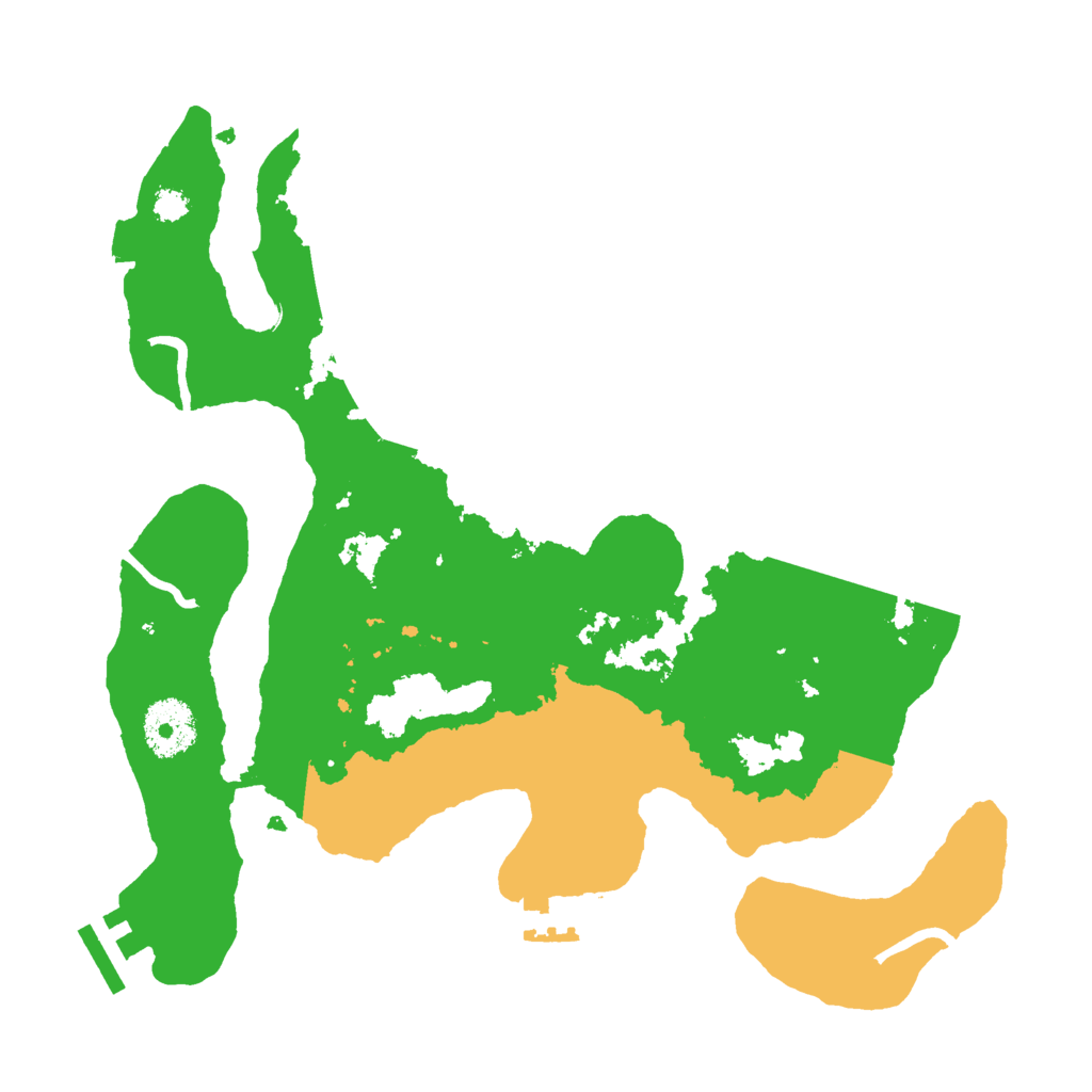 Biome Rust Map: Procedural Map, Size: 3000, Seed: 442666478