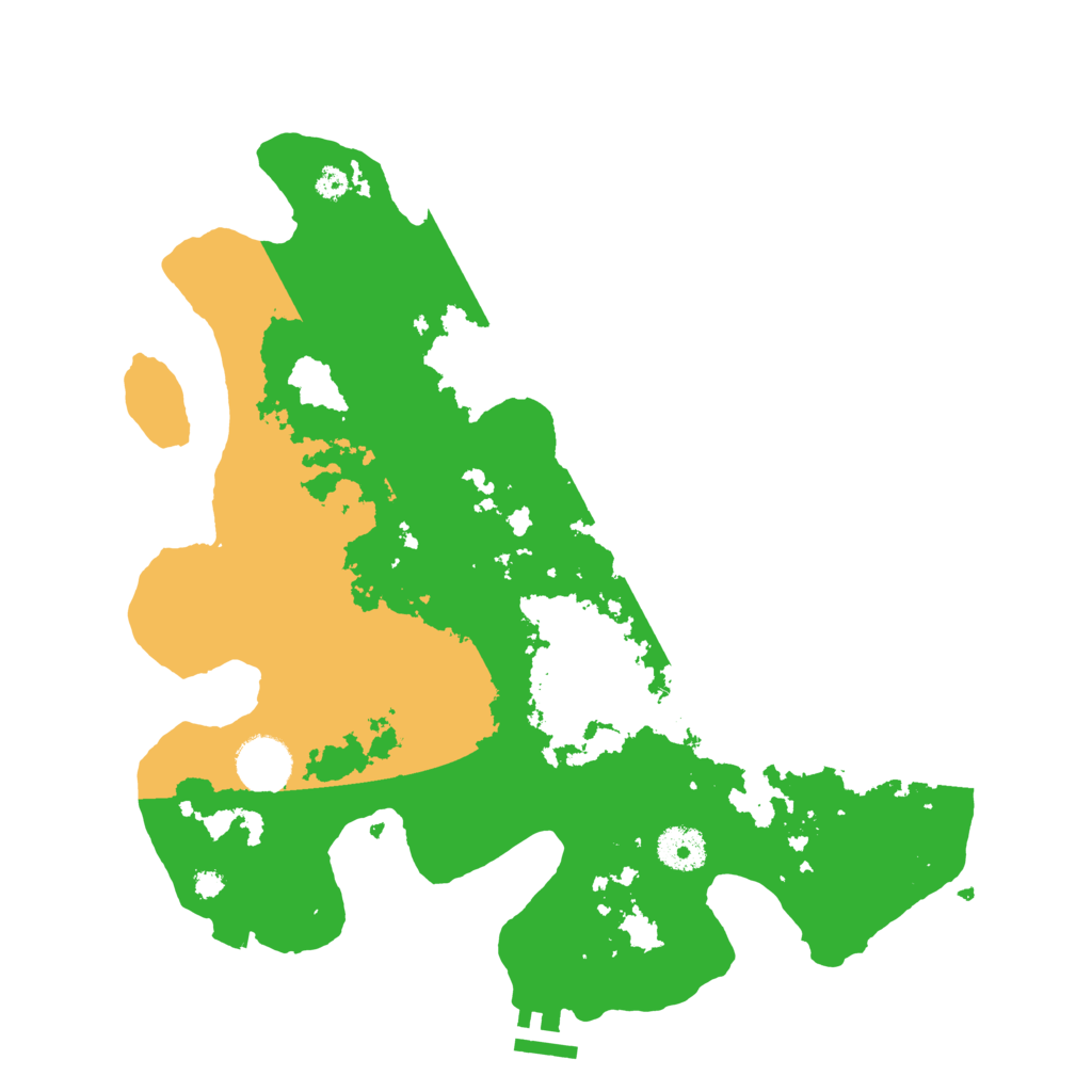 Biome Rust Map: Procedural Map, Size: 3500, Seed: 1659160625