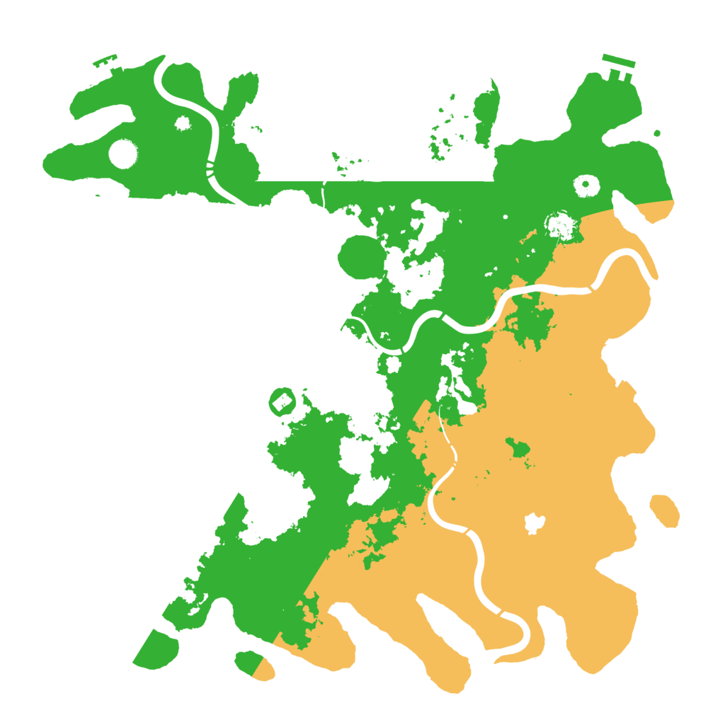 Biome Rust Map: Procedural Map, Size: 4400, Seed: 8499458