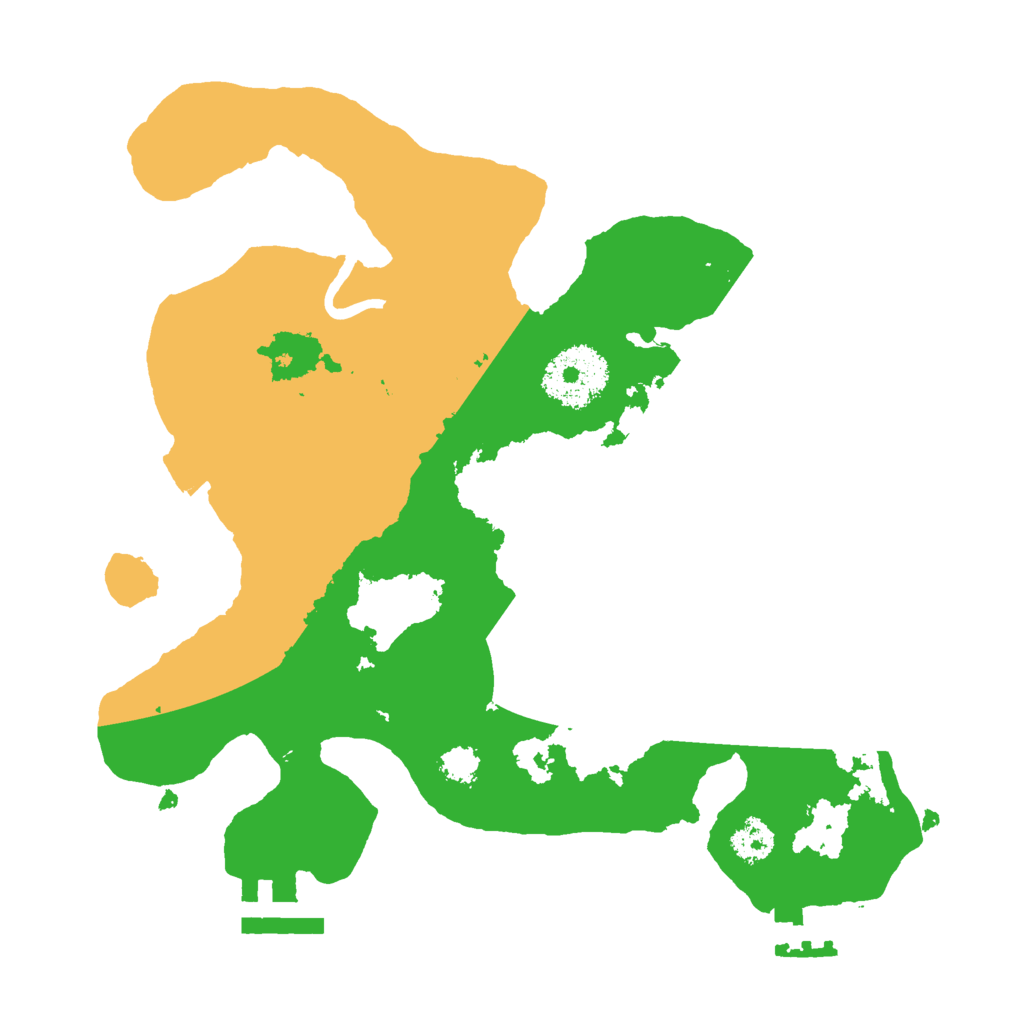 Biome Rust Map: Procedural Map, Size: 2500, Seed: 504654257