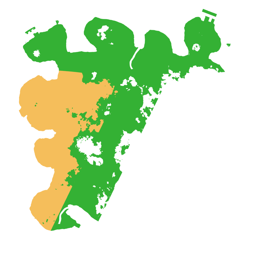 Biome Rust Map: Procedural Map, Size: 3500, Seed: 1378808811