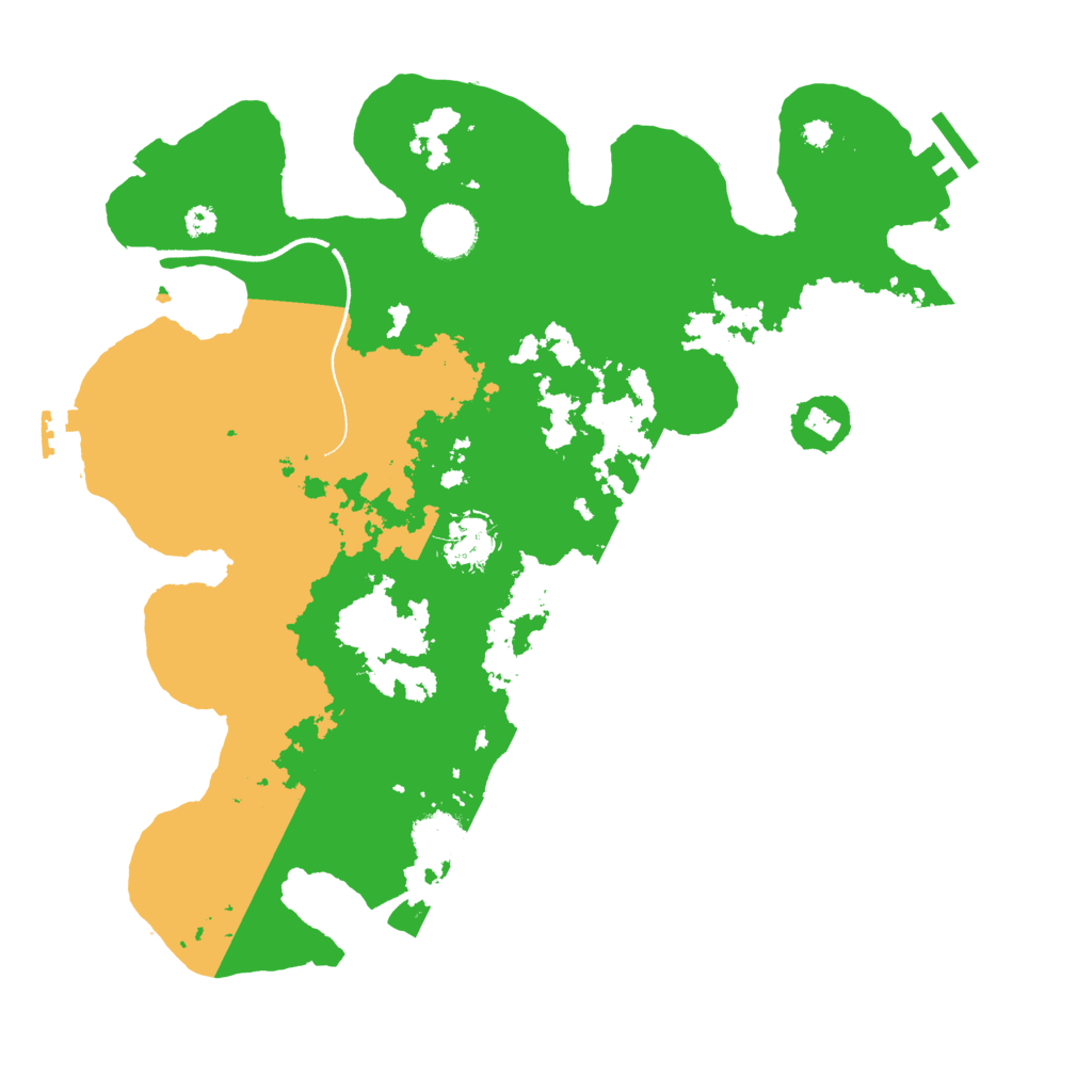 Biome Rust Map: Procedural Map, Size: 3500, Seed: 1378808811
