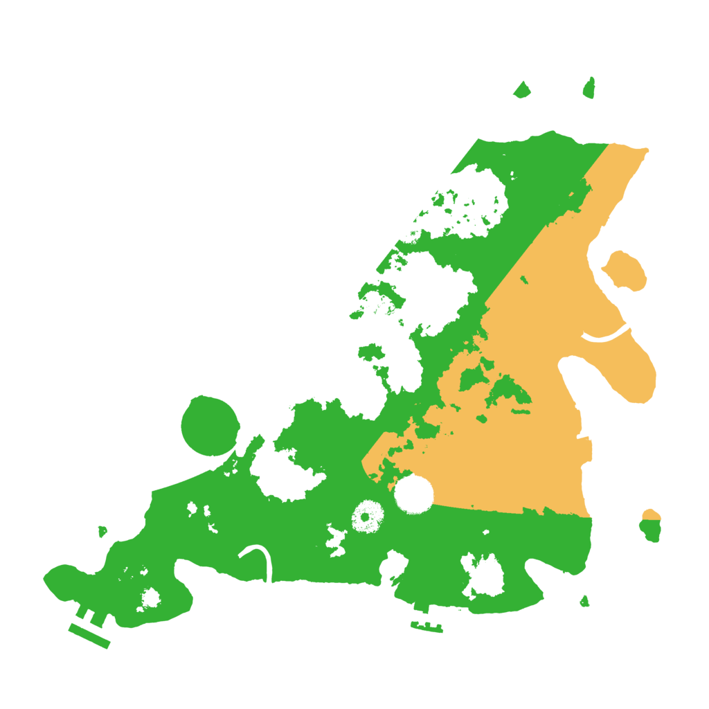 Biome Rust Map: Procedural Map, Size: 3300, Seed: 3723127