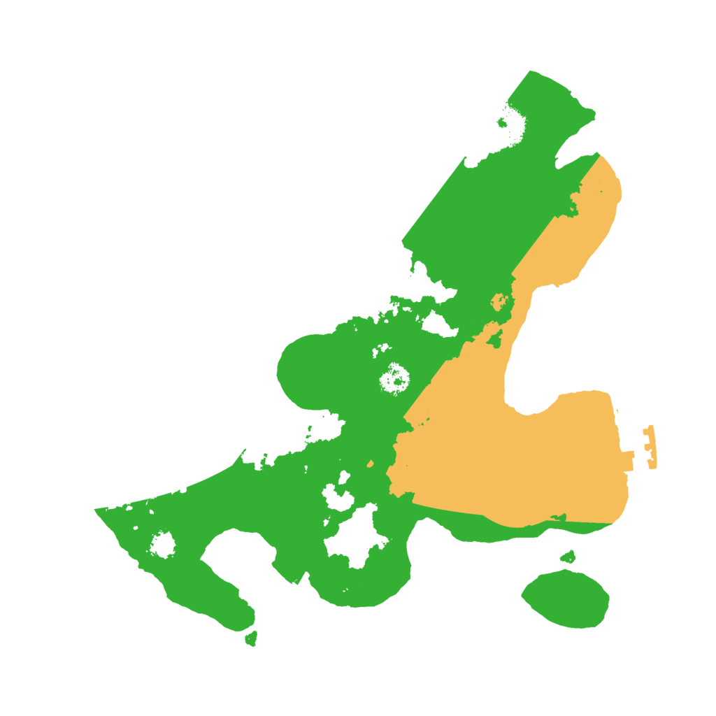 Biome Rust Map: Procedural Map, Size: 2500, Seed: 2111123808