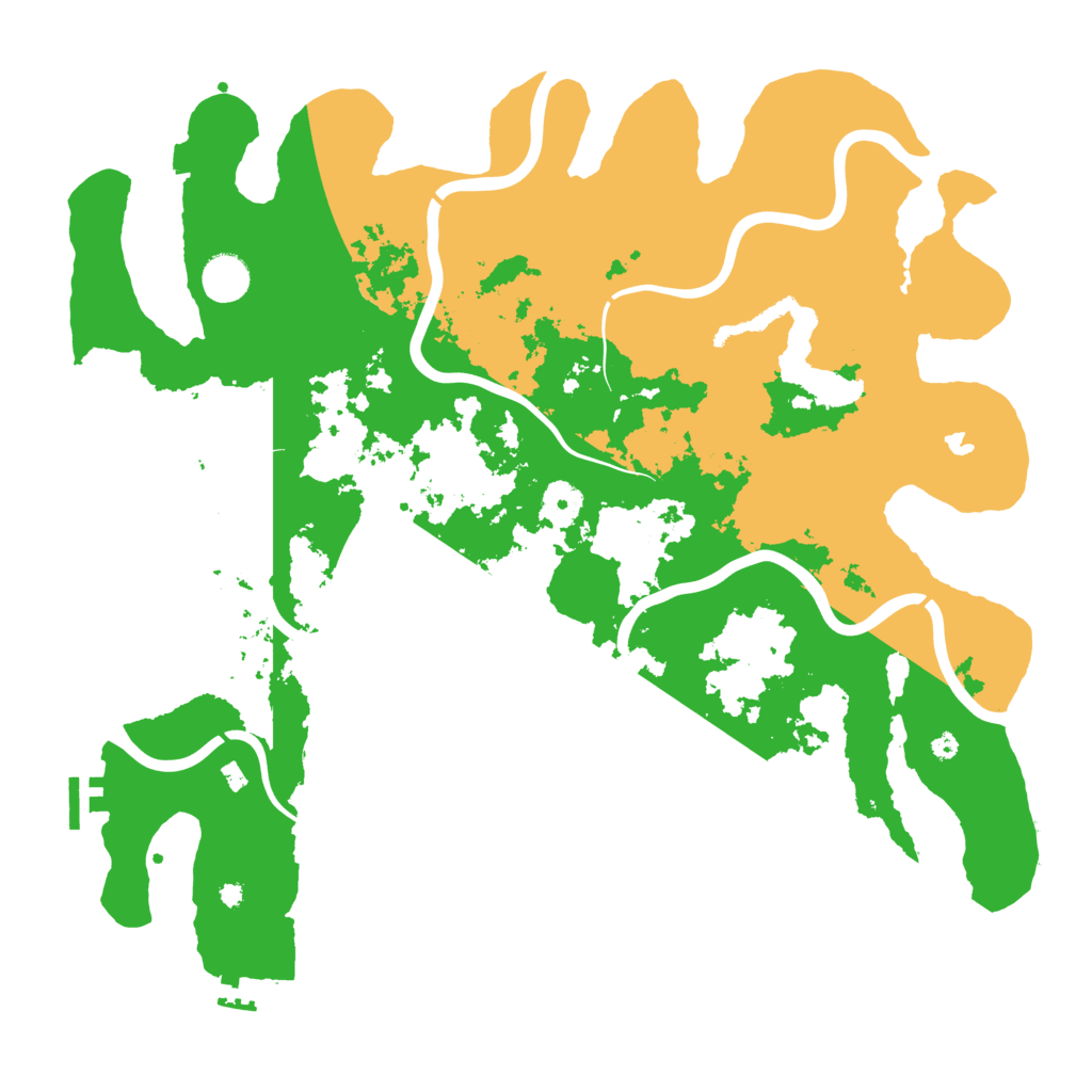 Biome Rust Map: Procedural Map, Size: 4200, Seed: 28933