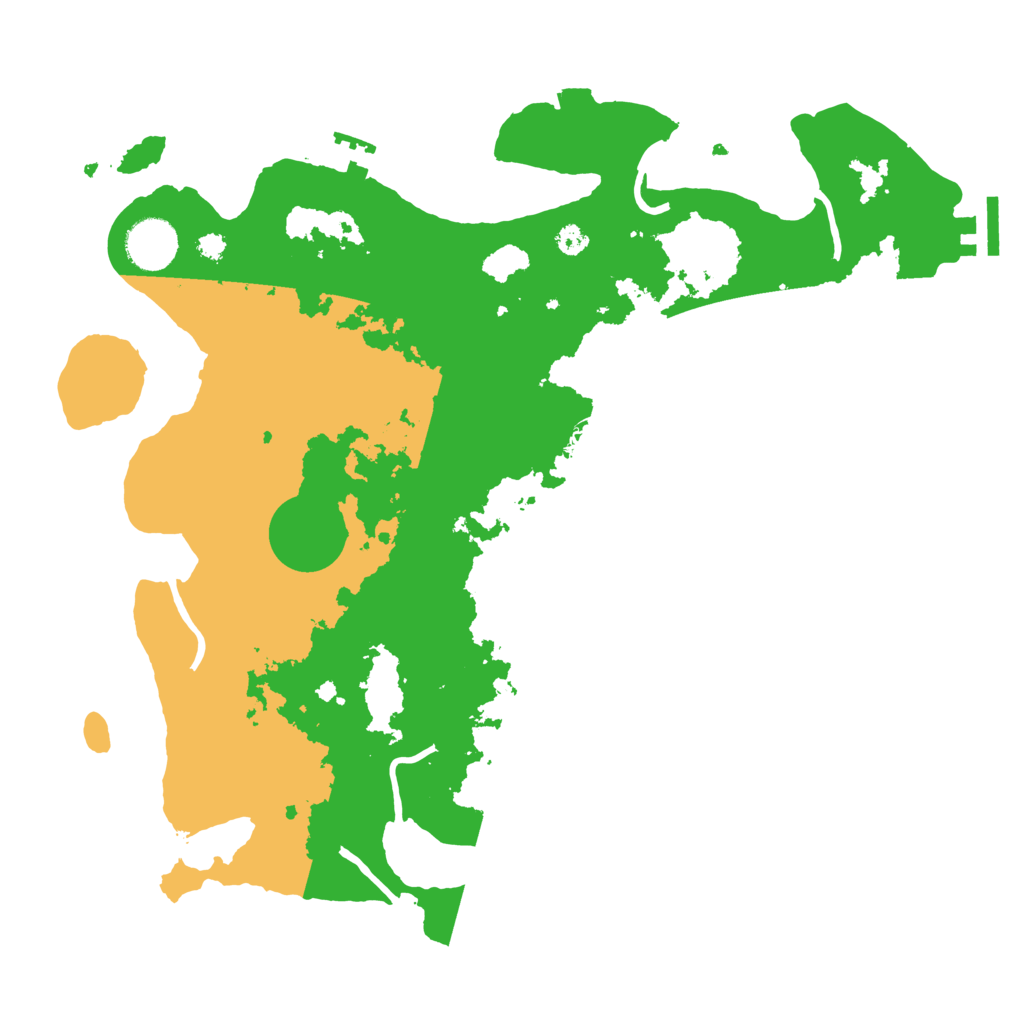 Biome Rust Map: Procedural Map, Size: 3500, Seed: 1327692596