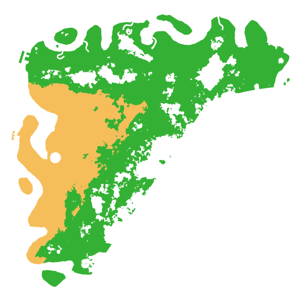Biome Rust Map: Procedural Map, Size: 5000, Seed: 251215