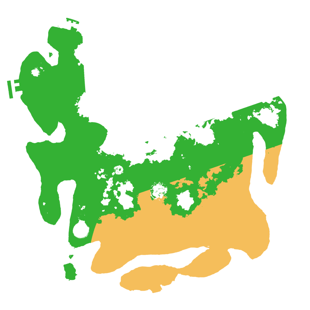 Biome Rust Map: Procedural Map, Size: 3500, Seed: 8008004