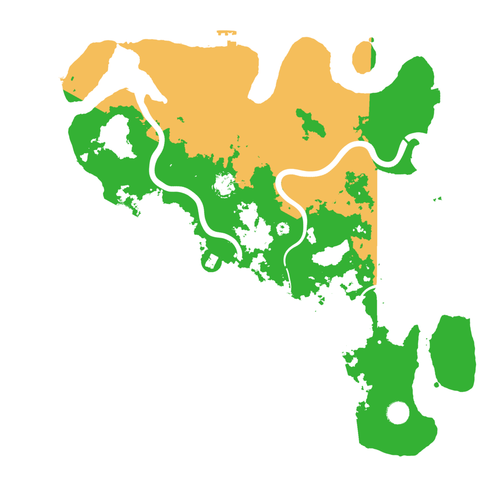 Biome Rust Map: Procedural Map, Size: 3900, Seed: 1660