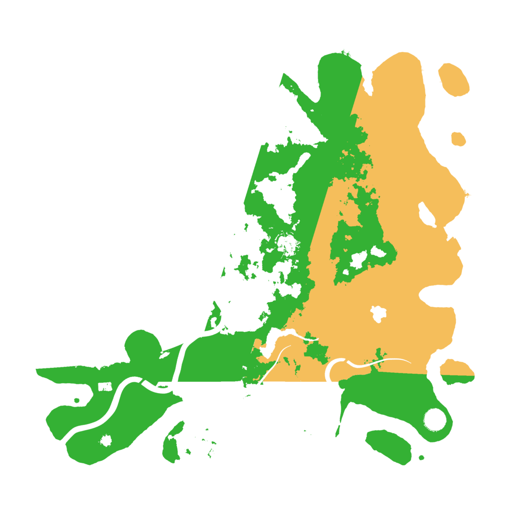 Biome Rust Map: Procedural Map, Size: 4000, Seed: 742610512