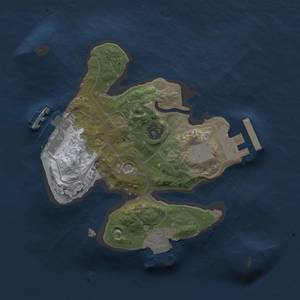 Thumbnail Rust Map: Procedural Map, Size: 1800, Seed: 1873590854, 6 Monuments