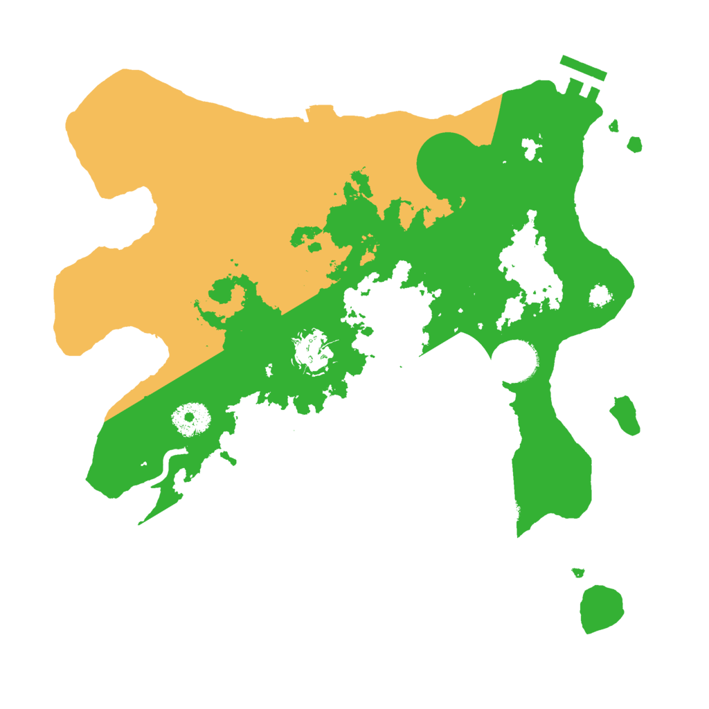 Biome Rust Map: Procedural Map, Size: 3000, Seed: 1586197258