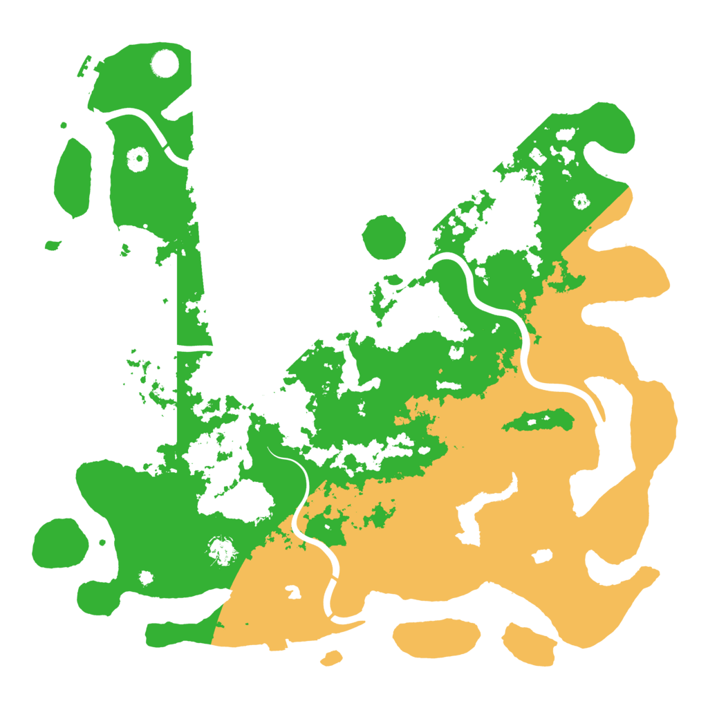 Biome Rust Map: Procedural Map, Size: 4500, Seed: 1673665416