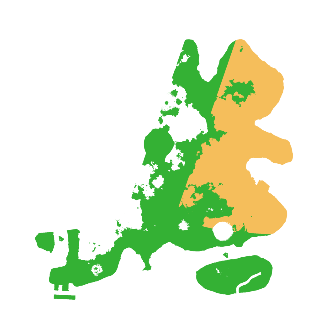 Biome Rust Map: Procedural Map, Size: 3000, Seed: 1458146931