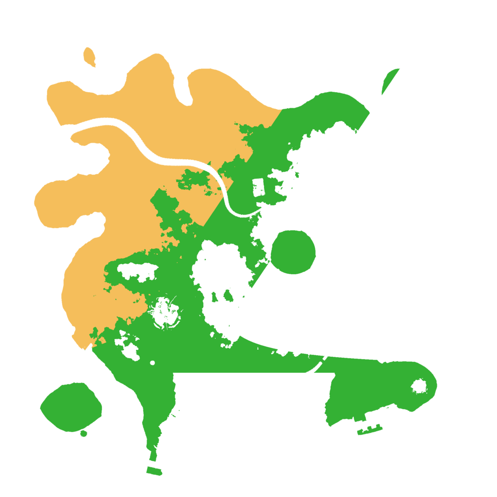 Biome Rust Map: Procedural Map, Size: 3000, Seed: 31441