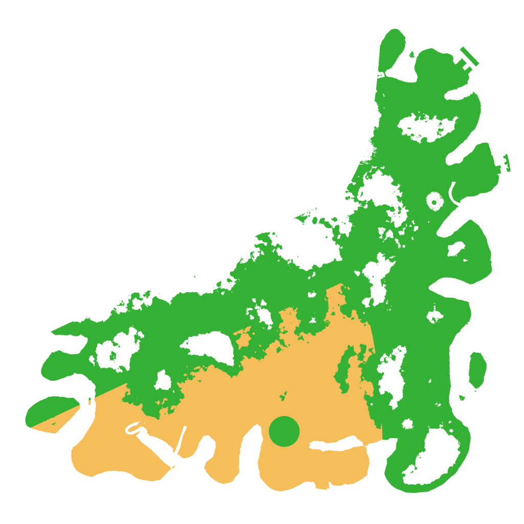 Biome Rust Map: Procedural Map, Size: 4500, Seed: 511788325