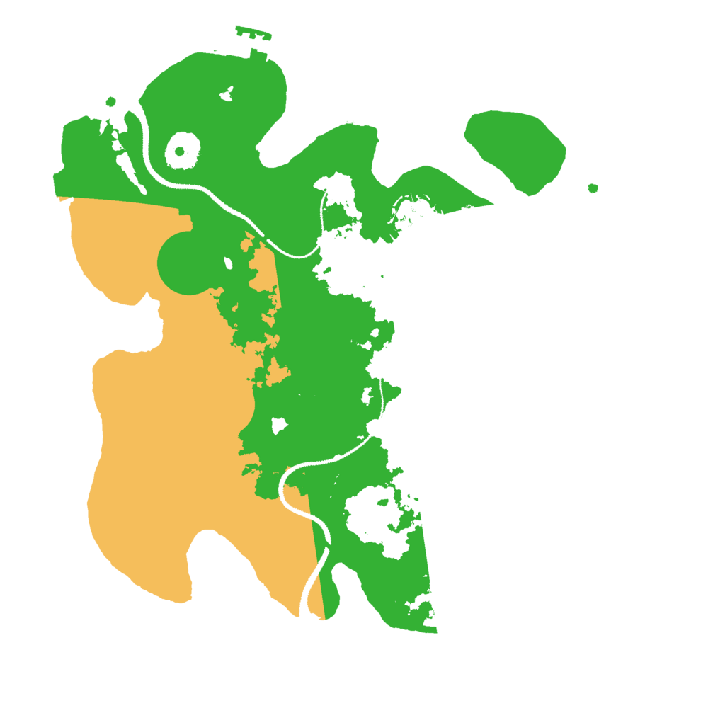 Biome Rust Map: Procedural Map, Size: 3000, Seed: 79238