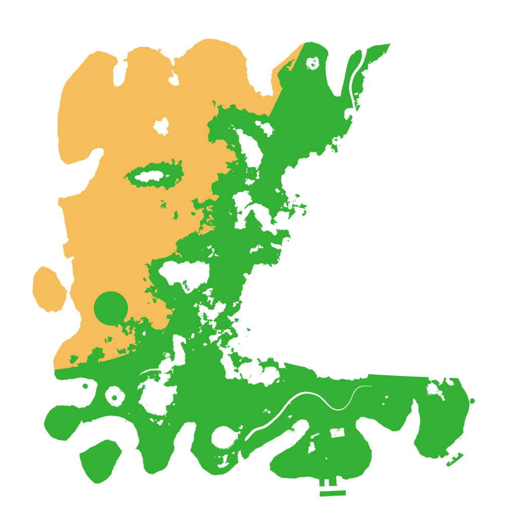 Biome Rust Map: Procedural Map, Size: 4000, Seed: 1118920187