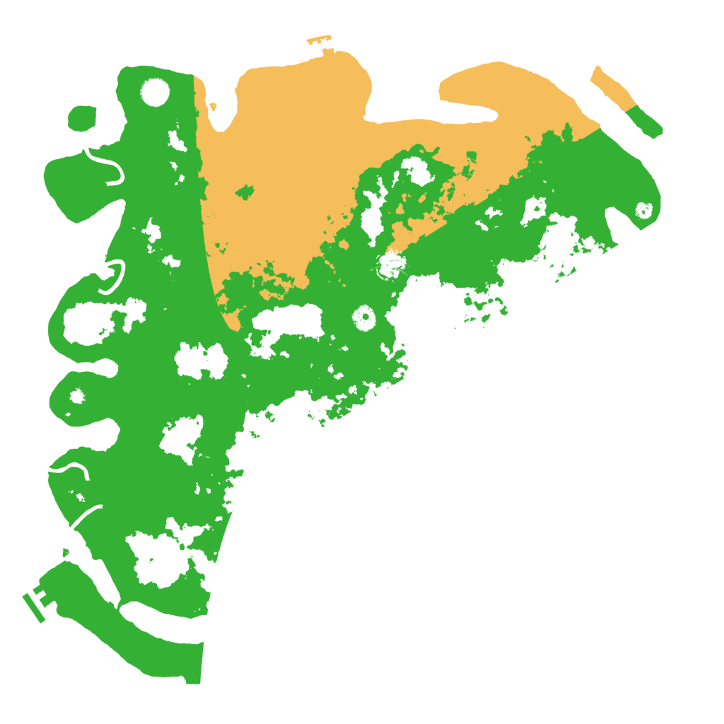 Biome Rust Map: Procedural Map, Size: 4500, Seed: 1825509817