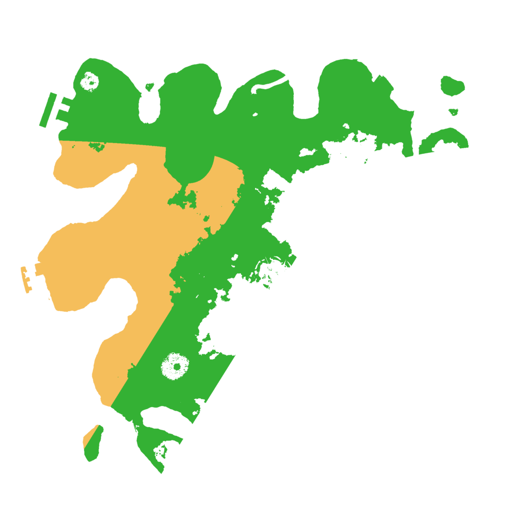 Biome Rust Map: Procedural Map, Size: 3000, Seed: 2075