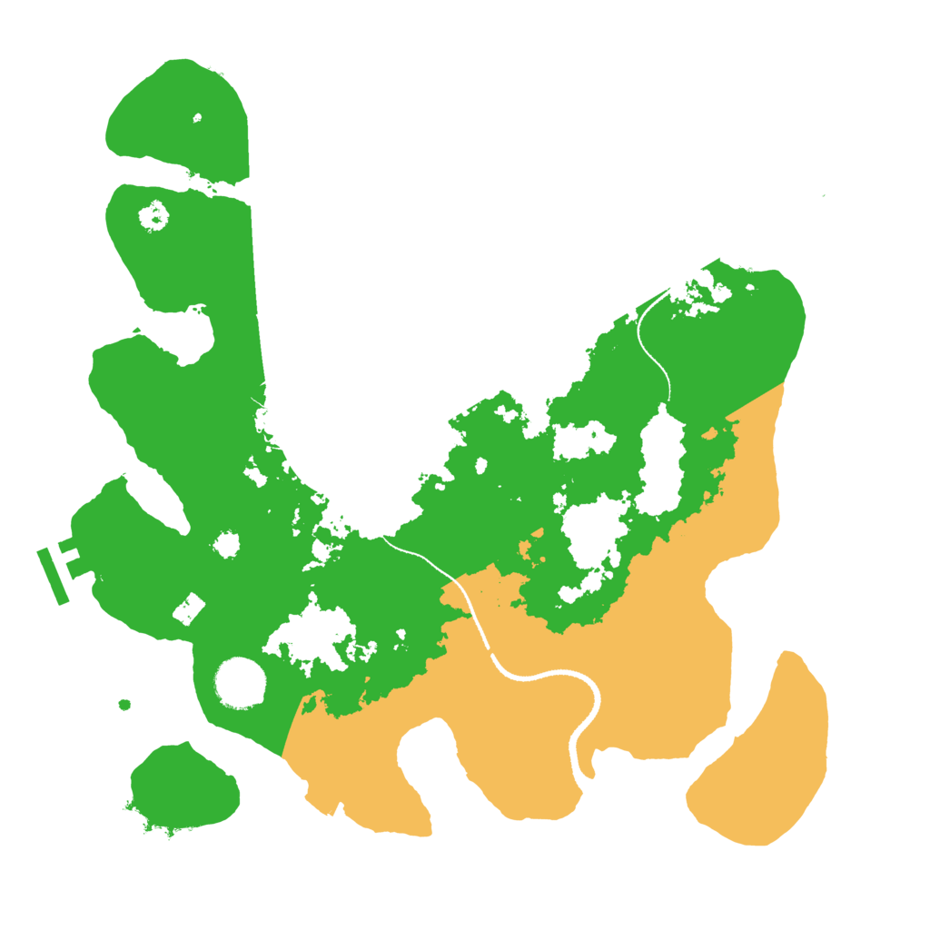 Biome Rust Map: Procedural Map, Size: 3200, Seed: 1560524949
