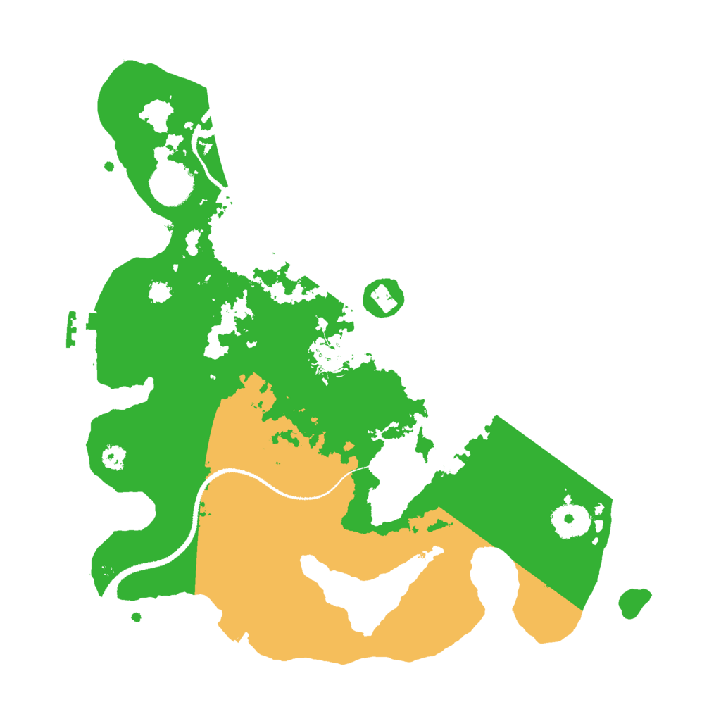 Biome Rust Map: Procedural Map, Size: 3000, Seed: 16190
