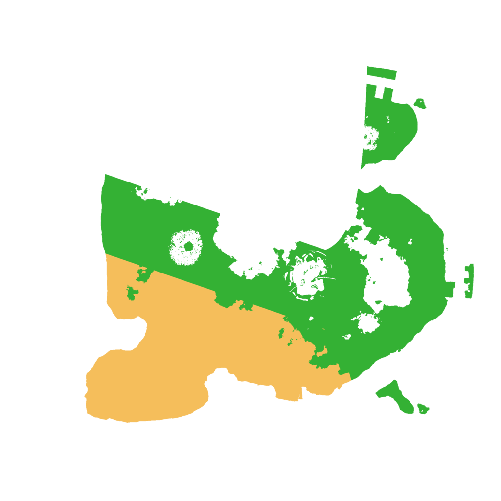 Biome Rust Map: Procedural Map, Size: 2200, Seed: 2654810