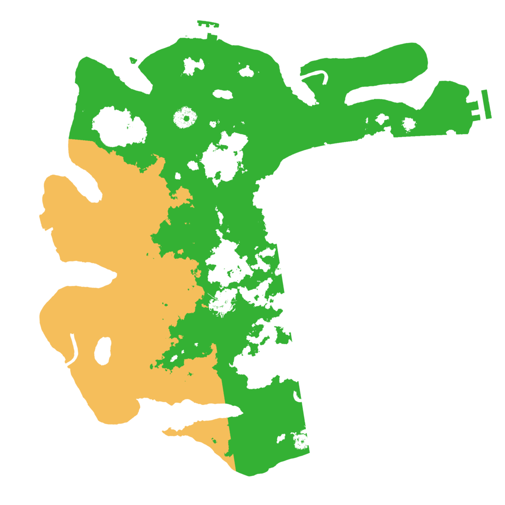 Biome Rust Map: Procedural Map, Size: 3500, Seed: 398628299