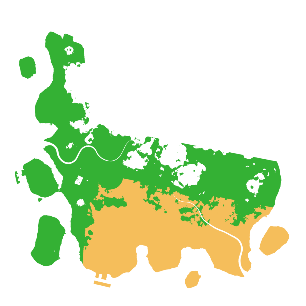Biome Rust Map: Procedural Map, Size: 3650, Seed: 12691356