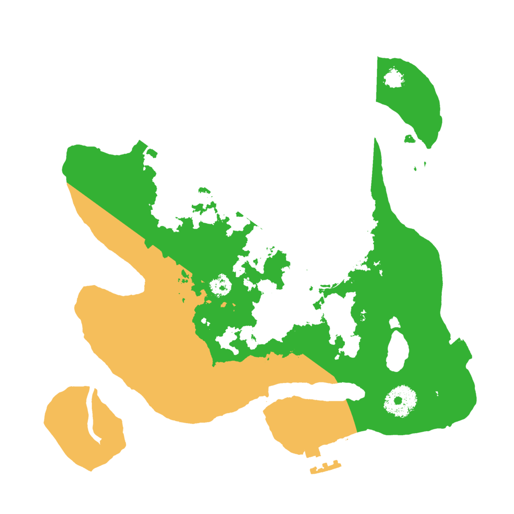 Biome Rust Map: Procedural Map, Size: 2500, Seed: 1910964663