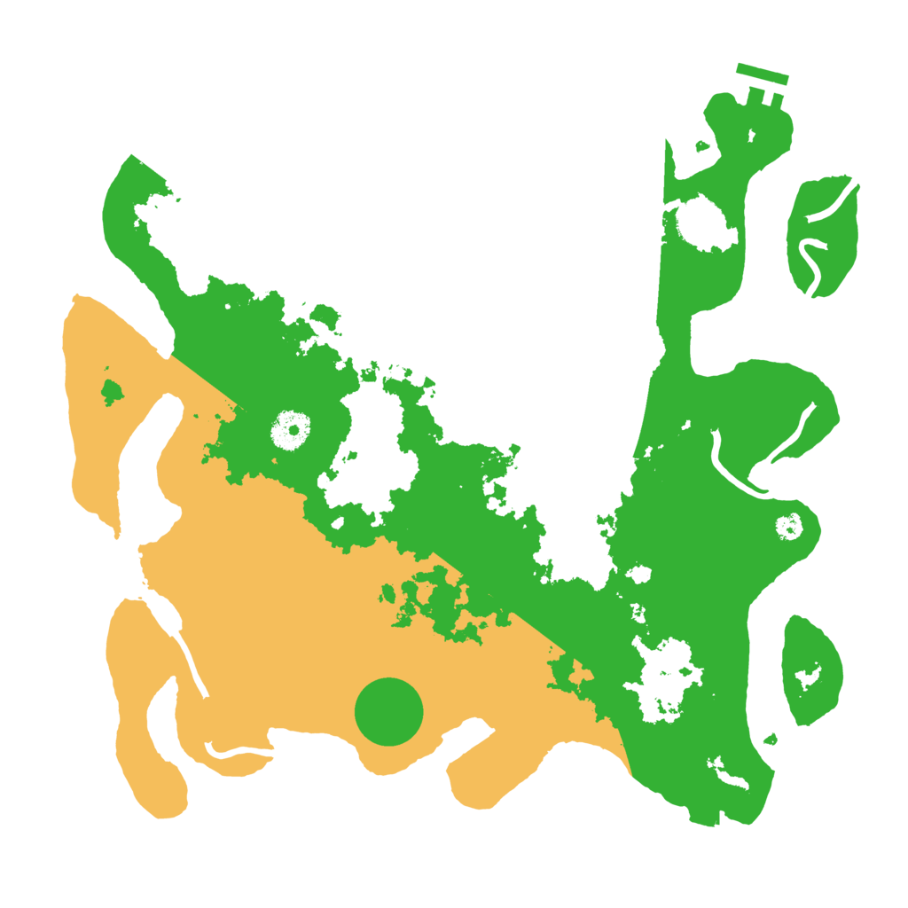 Biome Rust Map: Procedural Map, Size: 3500, Seed: 1910677792