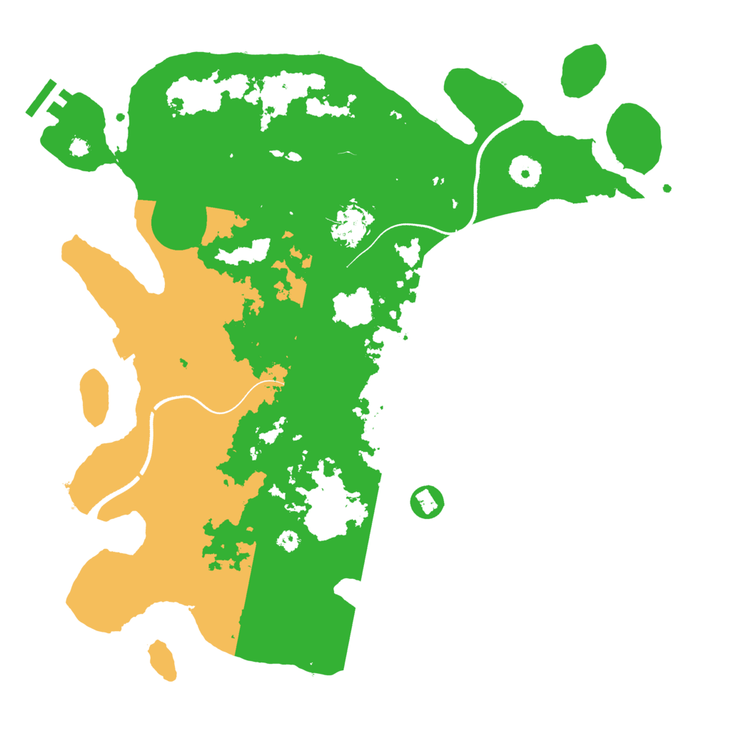 Biome Rust Map: Procedural Map, Size: 3500, Seed: 1798924648