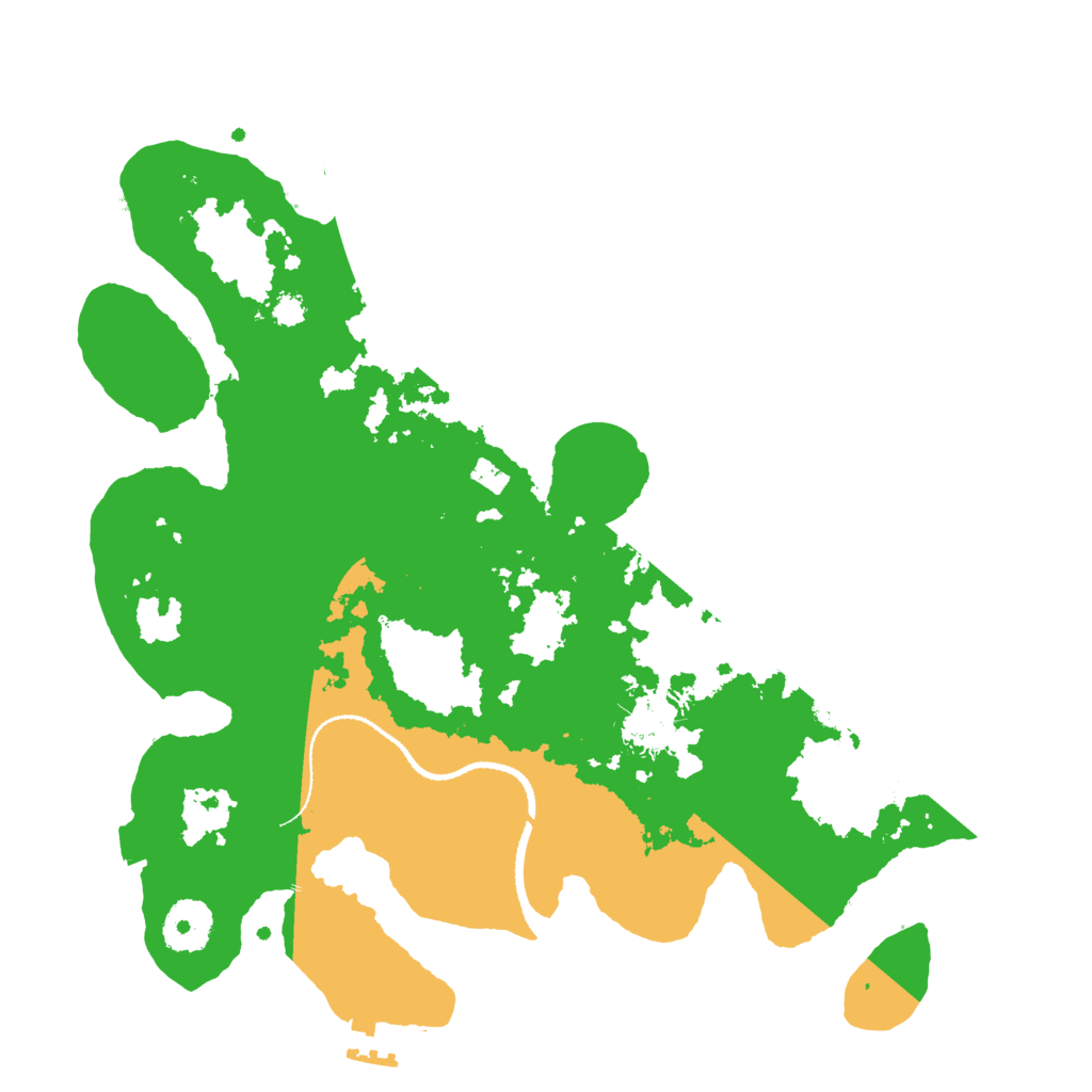 Biome Rust Map: Procedural Map, Size: 3200, Seed: 1865
