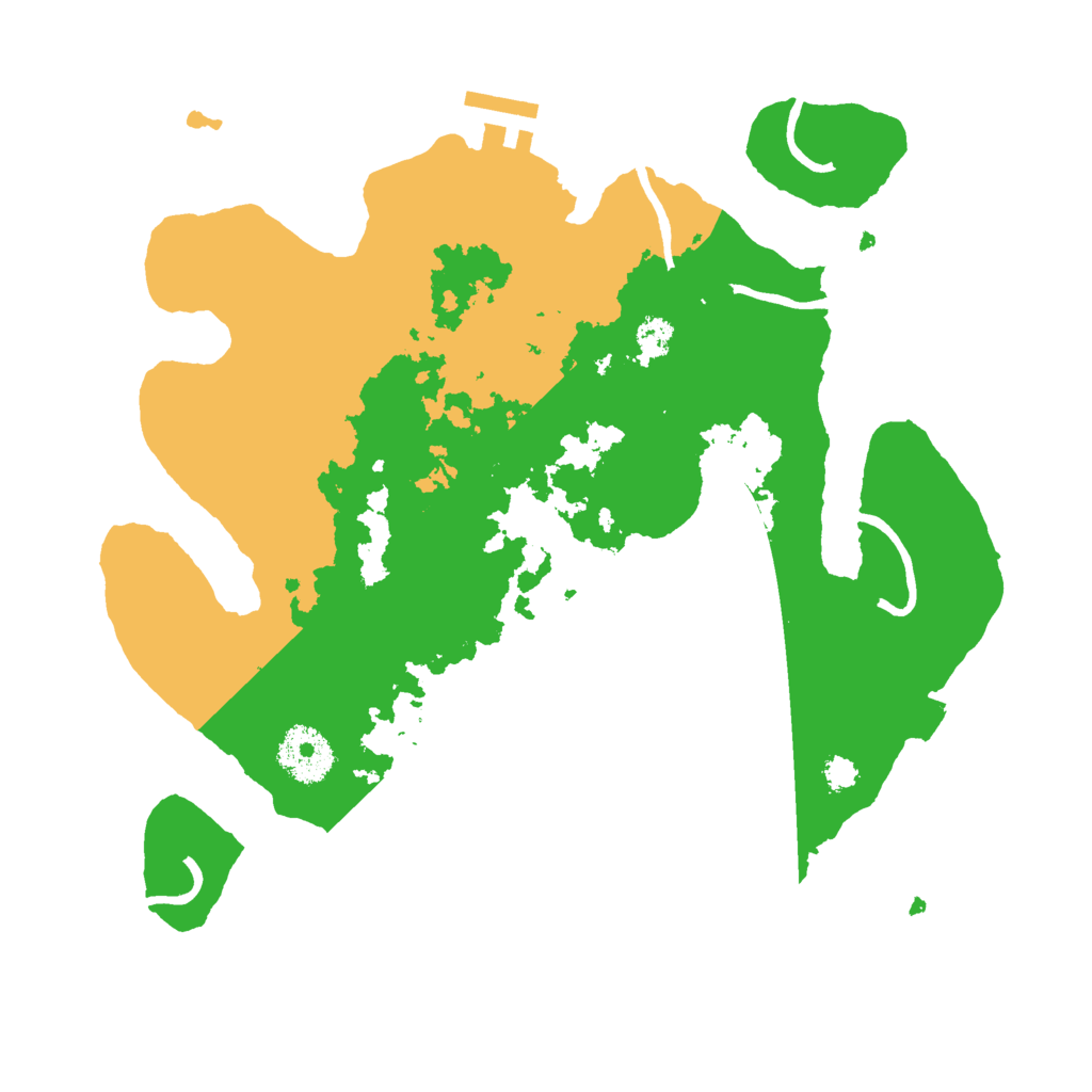 Biome Rust Map: Procedural Map, Size: 3000, Seed: 428426804