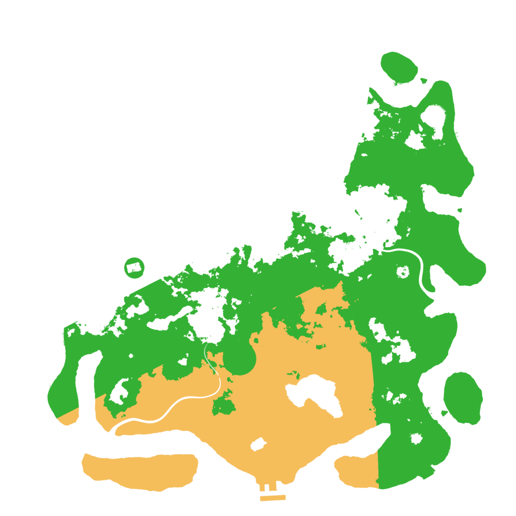 Biome Rust Map: Procedural Map, Size: 4100, Seed: 1215620745
