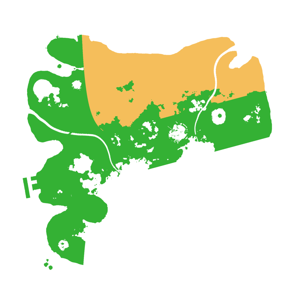 Biome Rust Map: Procedural Map, Size: 3000, Seed: 351793653