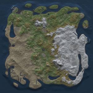 Thumbnail Rust Map: Procedural Map, Size: 5000, Seed: 2109689534, 19 Monuments