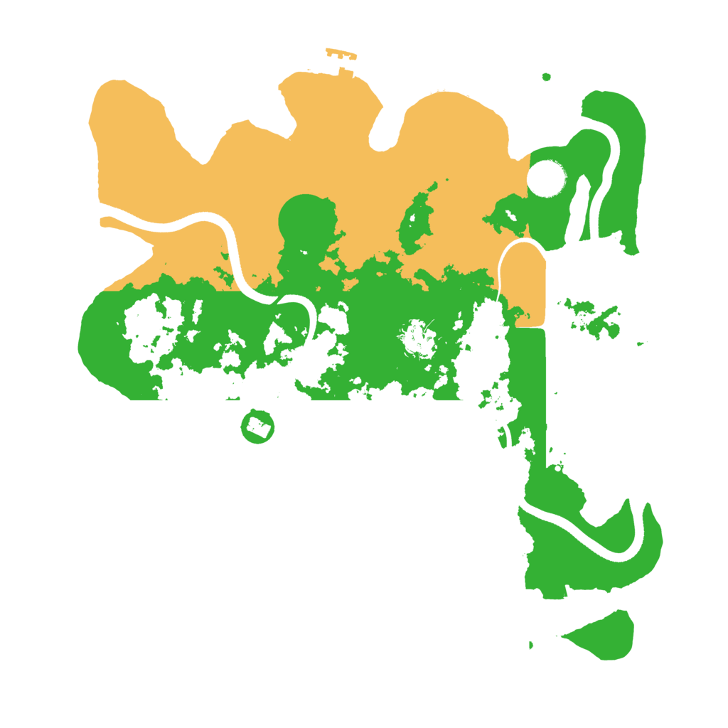 Biome Rust Map: Procedural Map, Size: 3500, Seed: 984389321