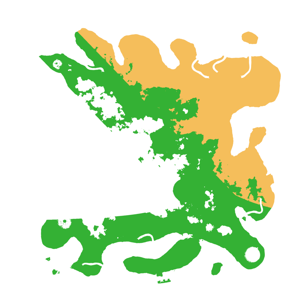 Biome Rust Map: Procedural Map, Size: 3500, Seed: 2069002727