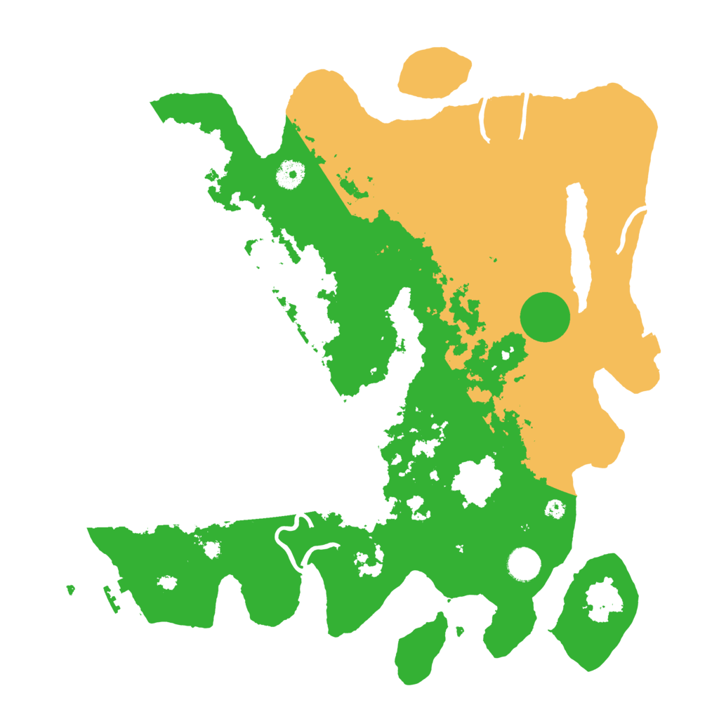 Biome Rust Map: Procedural Map, Size: 3800, Seed: 1001826428