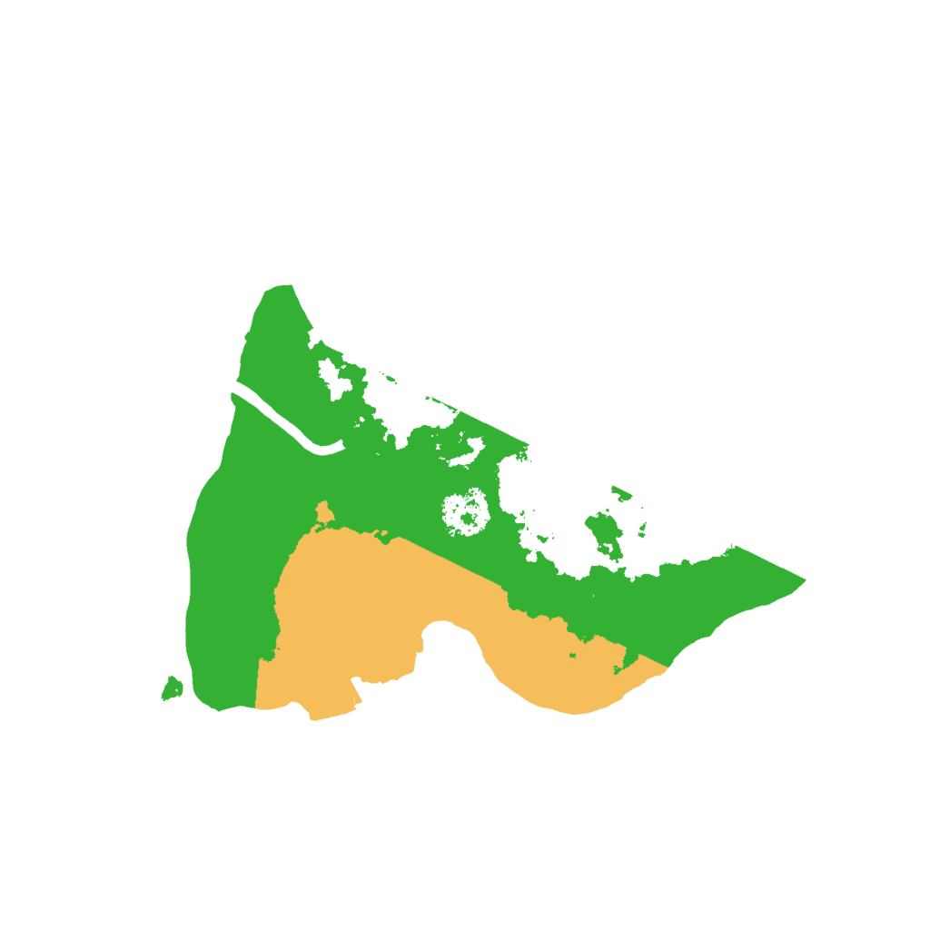 Biome Rust Map: Procedural Map, Size: 2000, Seed: 4560